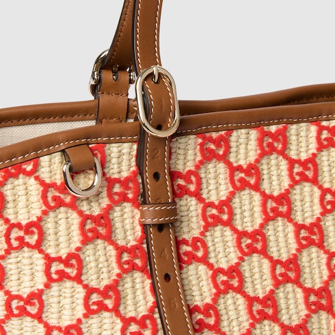 Woven small tote bag