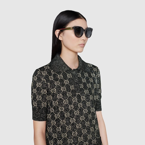 Round-frame sunglasses