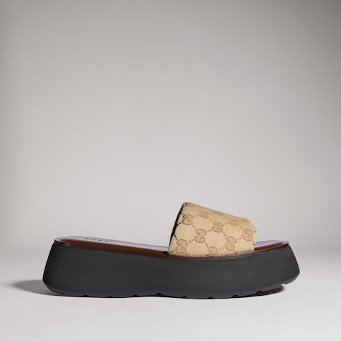 Women's flatform slide sandal