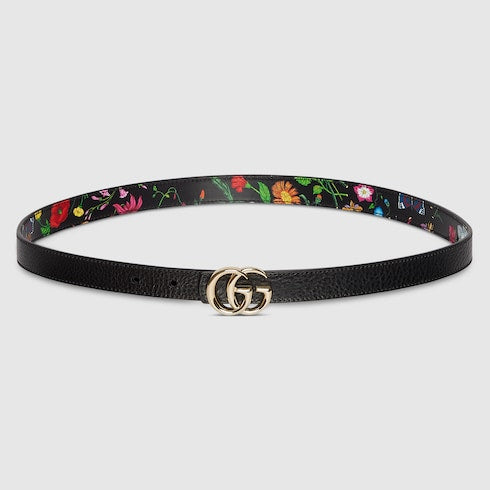 Reversible GG Marmont thin belt
