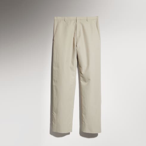 Lightweight cotton nylon twill pants