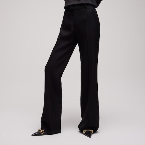 Linen blend pants