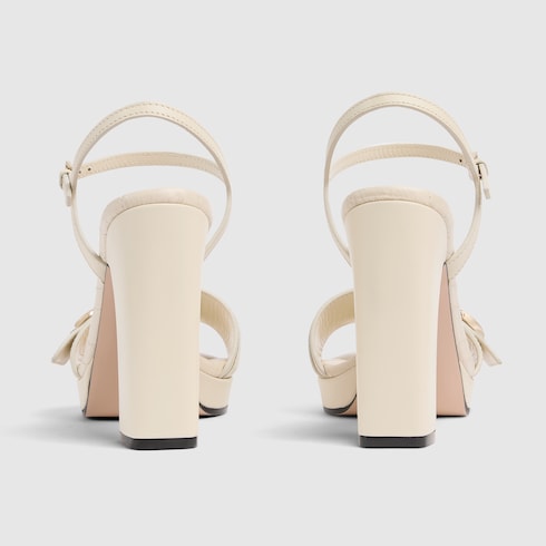 Women's platform sandal with Double G