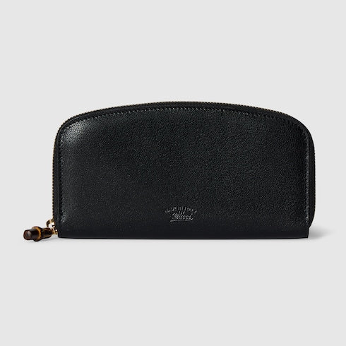 Zip around wallet with bamboo