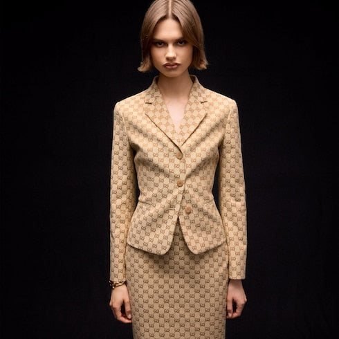 GG cotton canvas jacket