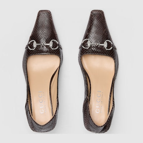 Women's Vittoria python pump