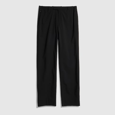 Technical wool blend pants