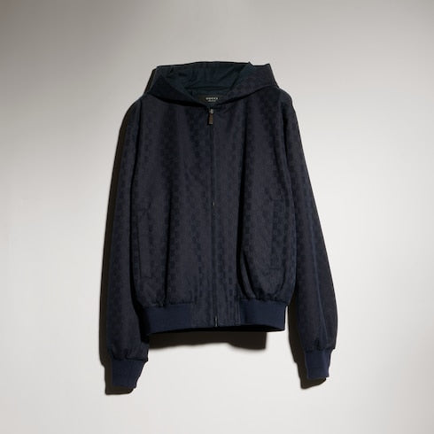GG cotton canvas zip jacket