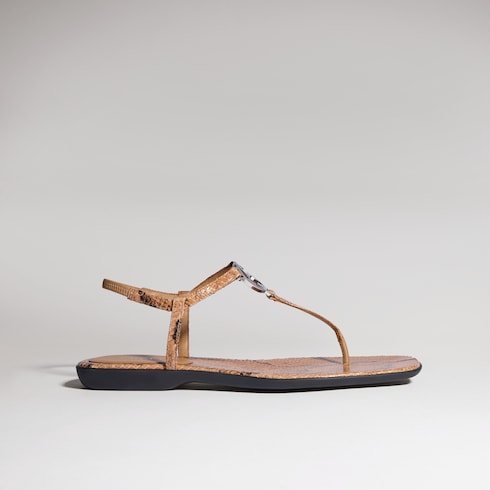 thong sandal with Interlocking G