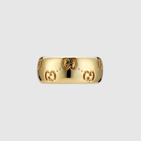 Icon 18k GG wide ring