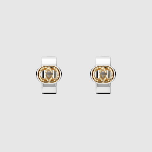 Gucci Interlocking mini hoop earrings