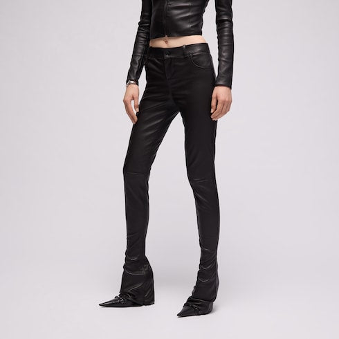 Lightweight stretch leather pants