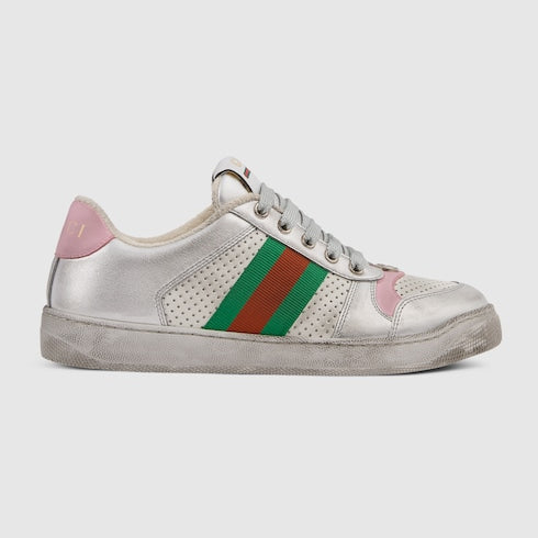 Women's worn-out effect Screener sneaker