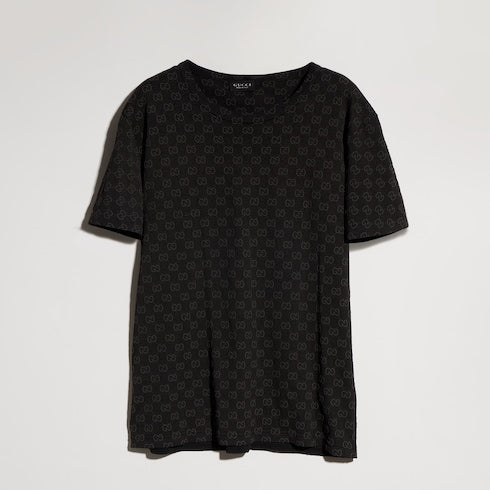 Printed cotton jersey T-shirt