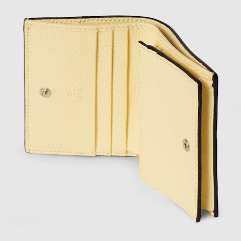 Bi-color GG Marmont small wallet