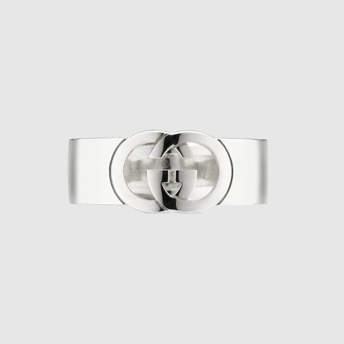 Gucci Interlocking chevalier ring