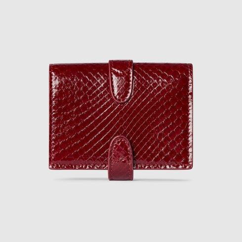 Gucci Jackie python medium wallet
