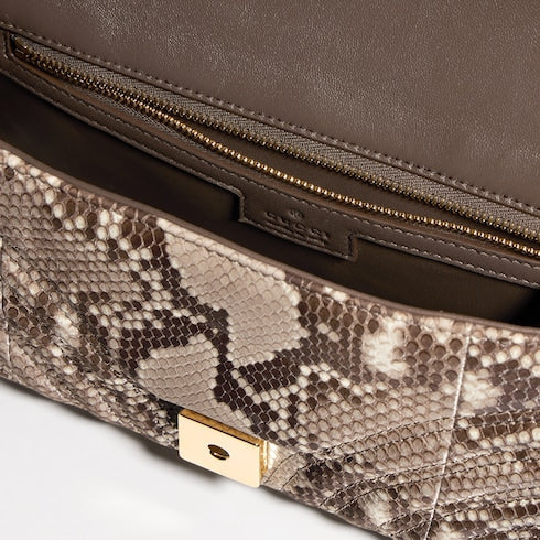 GG Marmont python medium shoulder bag