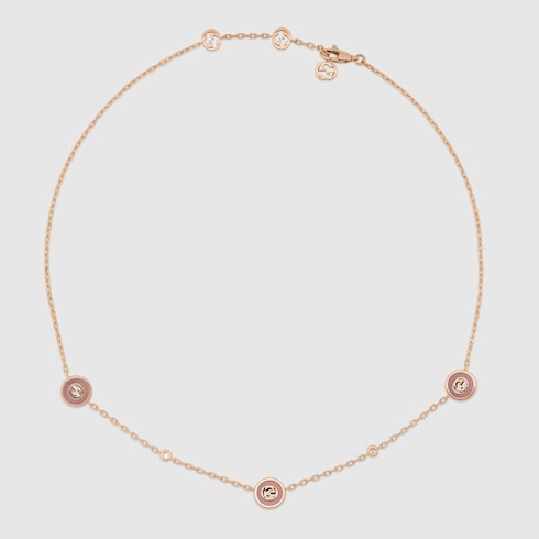 Gucci Interlocking 18k chain necklace