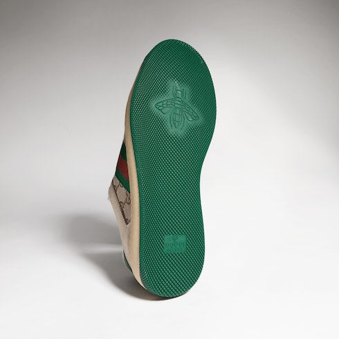 Butter Leather Women's Green Heel Screener Sneaker