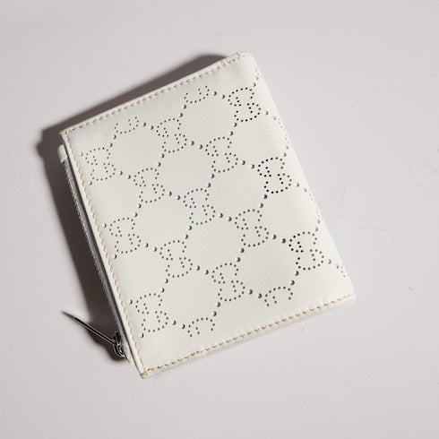 Small perforated GG wallet