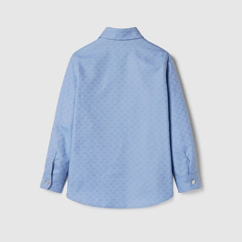Children's Oxford cotton GG shirt