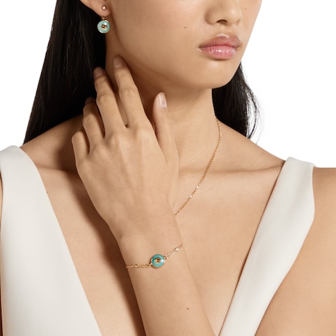 Gucci Interlocking 18k chain bracelet