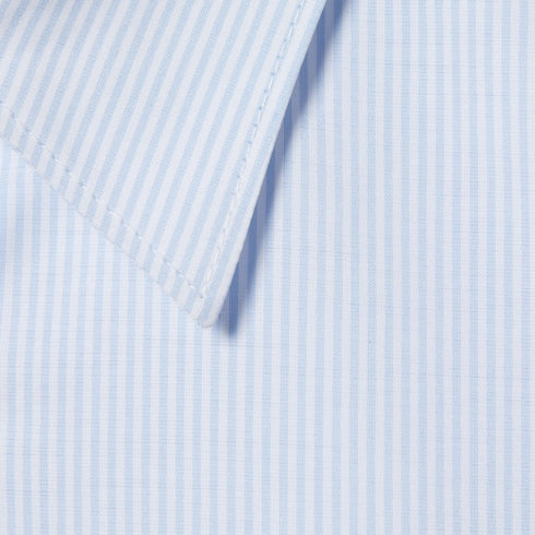 Striped cotton poplin shirt