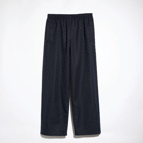 GG cotton canvas pants