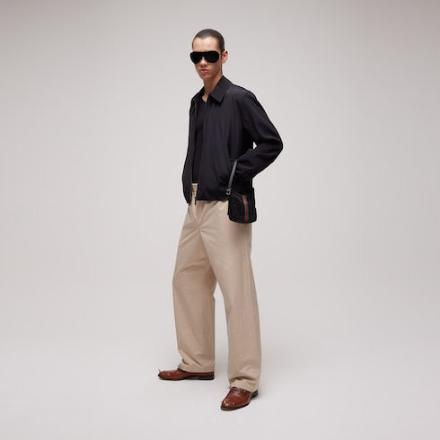 Cotton poplin pants