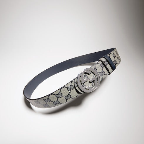Reversible belt with Interlocking G buckle