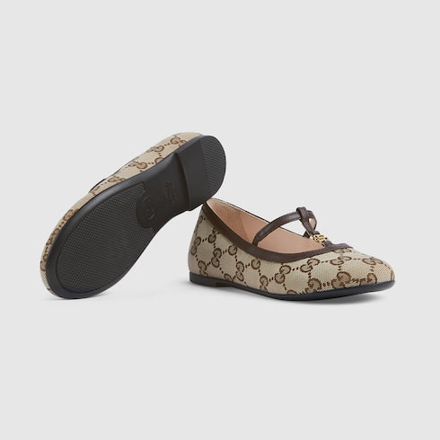 Children's Double G ballet flat