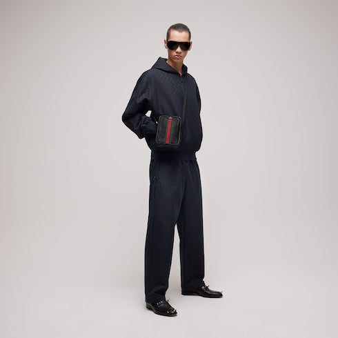 GG cotton canvas pants