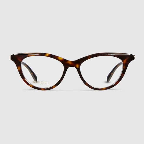 Cat-eye optical frame