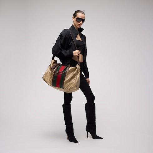 Medium GG duffle bag with Web