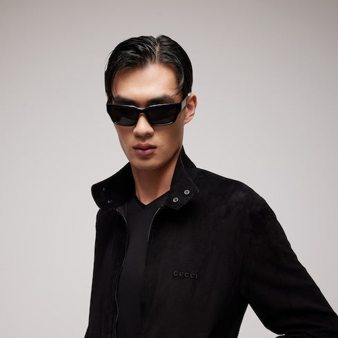Rectangular-frame sunglasses