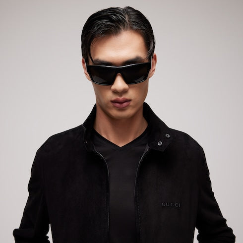 Geometric-frame sunglasses