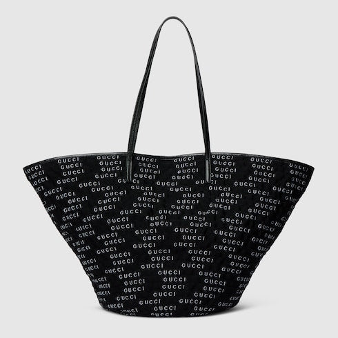 Maxi woven tote bag