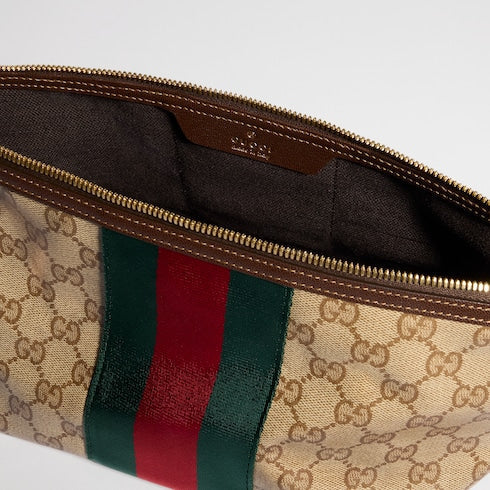 Small GG toiletry case with Web
