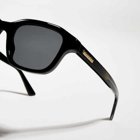 Rectangular-frame sunglasses