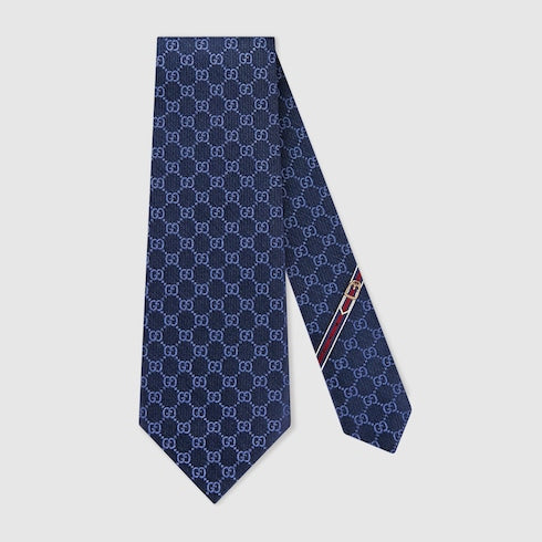 GG silk tie