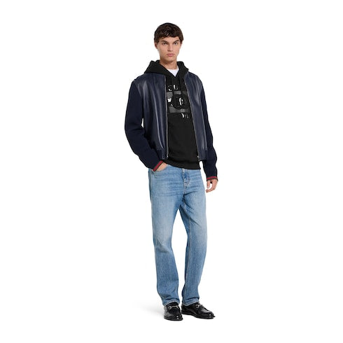 Cotton jersey sweatshirt with print