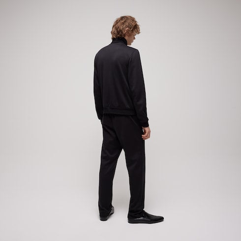 Silk cotton jersey sportswear pants