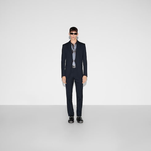 GG wool jacquard suit