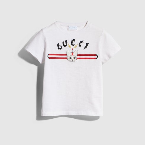Children's cotton T-shirt with print