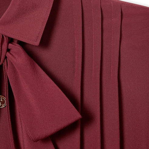 Silk crêpe de chine dress