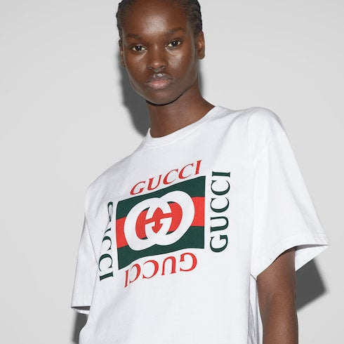 Printed cotton jersey T-shirt