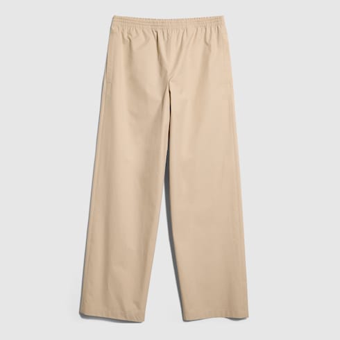 Cotton poplin pants