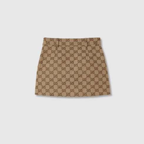 Children's GG canvas skirt