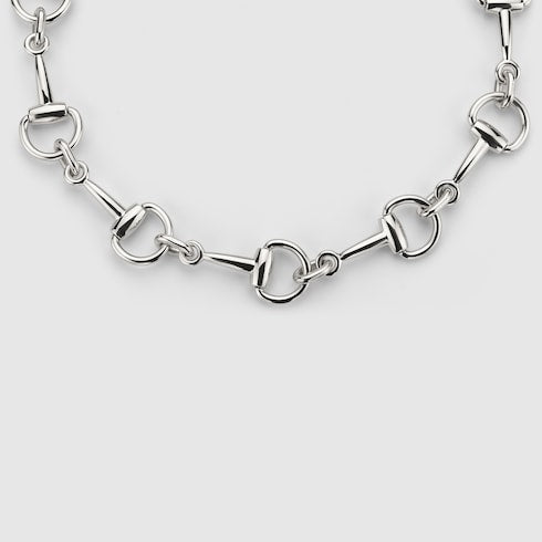 Horsebit motif necklace